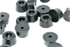 5/8” x 3/8” D X H  Rubber Feet w Steel Washer for Electronic Instruments