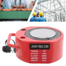 Cric idraulico piatto cilindro 100 tonnellate 200 CC Ram 16 mm corsa split cric idraulico