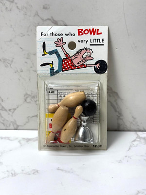 Grandmother Stover's Miniature doll house  for Those Who Bowl Very Little  Rare