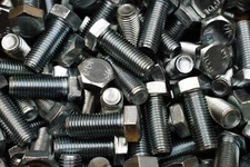 (10) Metric M20-2.5 x 50 Hex Head Cap Screw Zinc Plated Class 10.9 Bolts DIN 933