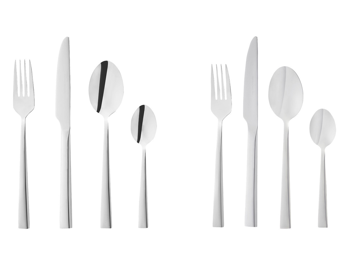 Set de couverts 24 pièces résistant et compatible lave-vaisselle
