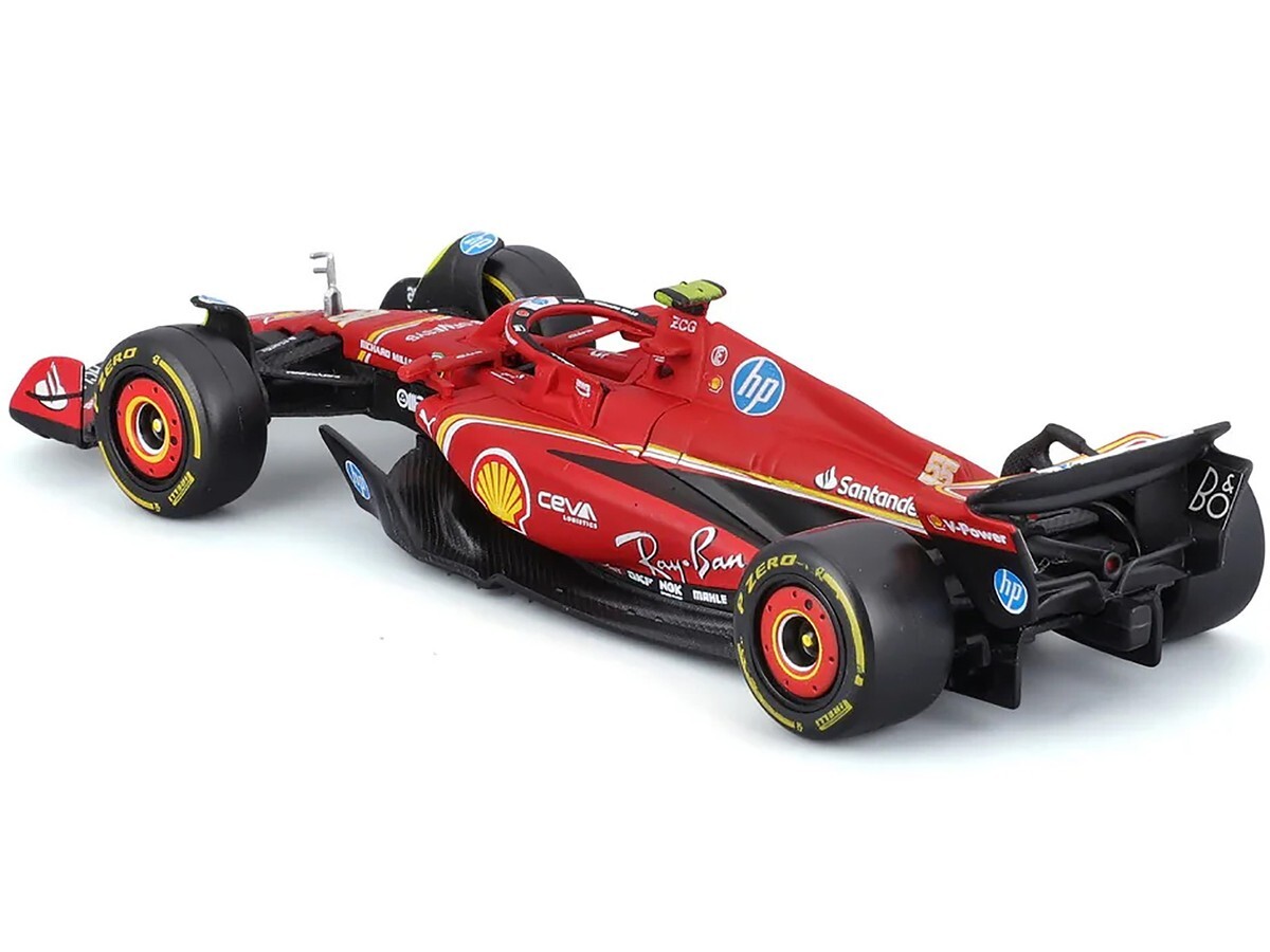 Bburago Ferrari SF-24 #55 Sainz Formula One F1 (2024) 1/43 Diecast