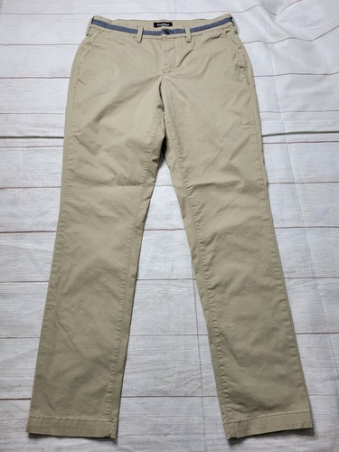 Express Mens 32X31 Khaki Chino Pants Skinny - Picture 7 of 10