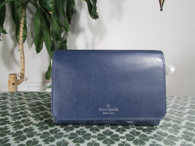 Kate Spade KERRI Small Flap Wallet On A String Black