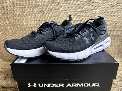 NIB Under Armour 3024480-001 Women's HOVR Mega 2 Clone Black/White Athletic Shoe