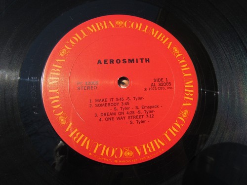 Aerosmith selbstbetitelte LP Schallplatte Album guter Zustand KC32005 Columbia Dream auf 1973 - Bild 10 von 12