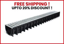 Drainage Channel Galvanised Heavy Duty 1m Lengths FREE SHIPPING!
