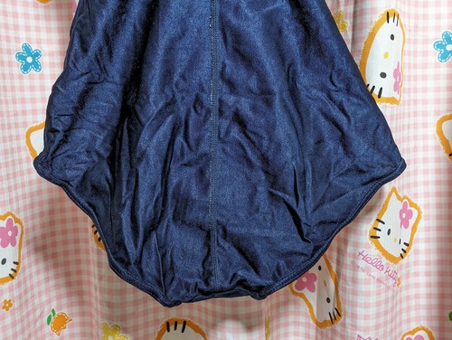 51 ^_^Japanese SchoolGirl Swimsuit. Navy. Excellent~Perfect! Length 65㎝. M Diver - Picture 7 of 9