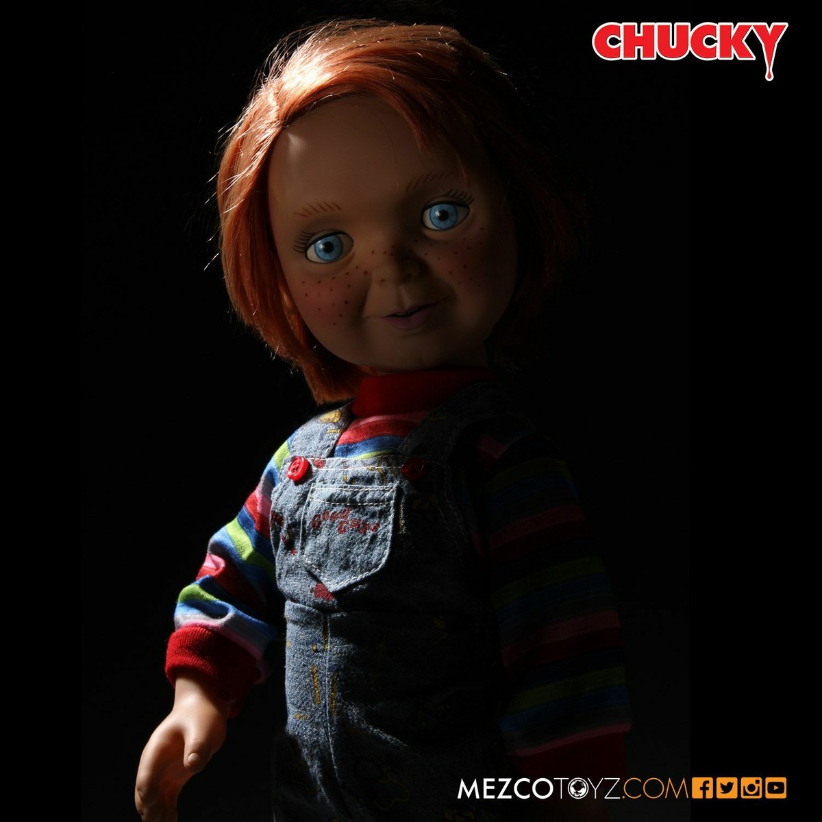 New Mezco Child's Play Happy Good Guy Chucky Doll Mega Size