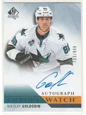 2015-16 SP Authentic NIKOLAY GOLDOBIN Future Watch Auto Rookie /999