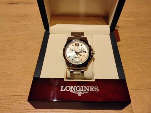 Longines Conquest Chronograph L3.660.4 orig. Verpackung Unbenutzt kostl. Vers - Bild 2 von 4