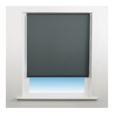 Harrison Drape Blackout Roller Blind, 120cm wide x 170cm Drop , Dark Grey