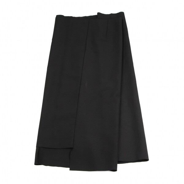tricot Comme des Garçons pleats skirt TRICOT Comme des Garcons Asymmetric Pleated Skirt M Wool