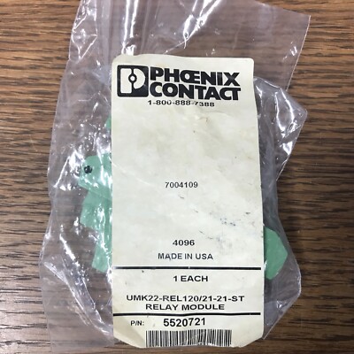 Phoenix Contact 5520721 UMKN22-REL120/21-21-ST relay module pluggable 7004109