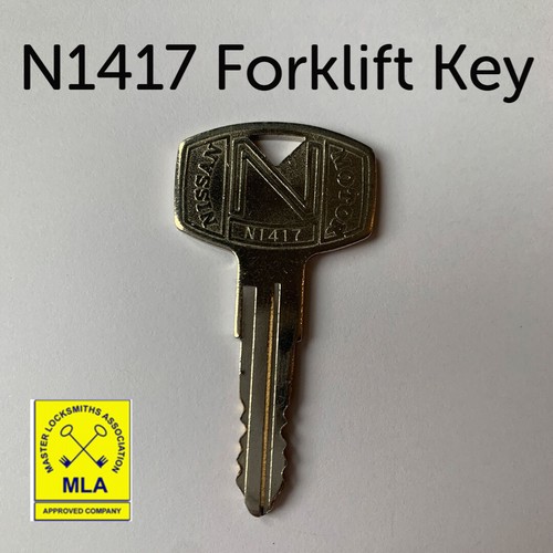 N1417 forklift key, Nissan, Clark, OMG fork lift truck ignition start