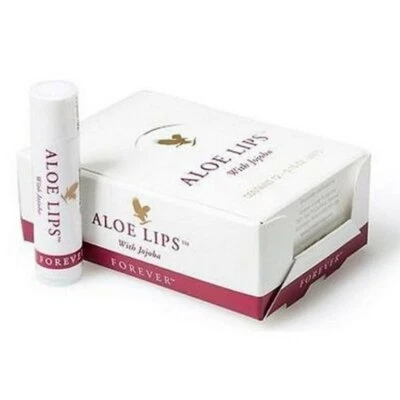 Forever Living Products Aloe Lips Chapstick Lip Balm Very Healing-Pack of 12