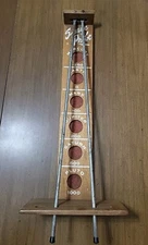 Vintage Space Probe Tabletop Game Defy Gravity Hardwood & Steel 18" L