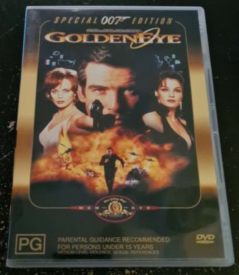 James Bond 007 dvd, Goldeneye Region 4 Pierce Brosnan Action Adventure ...