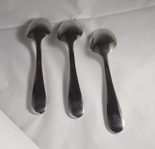Stainless Gorham Braid Glossy Dinner 18/10 Spoon Flatware 7" Lot Of 3 - Picture 3 of 8