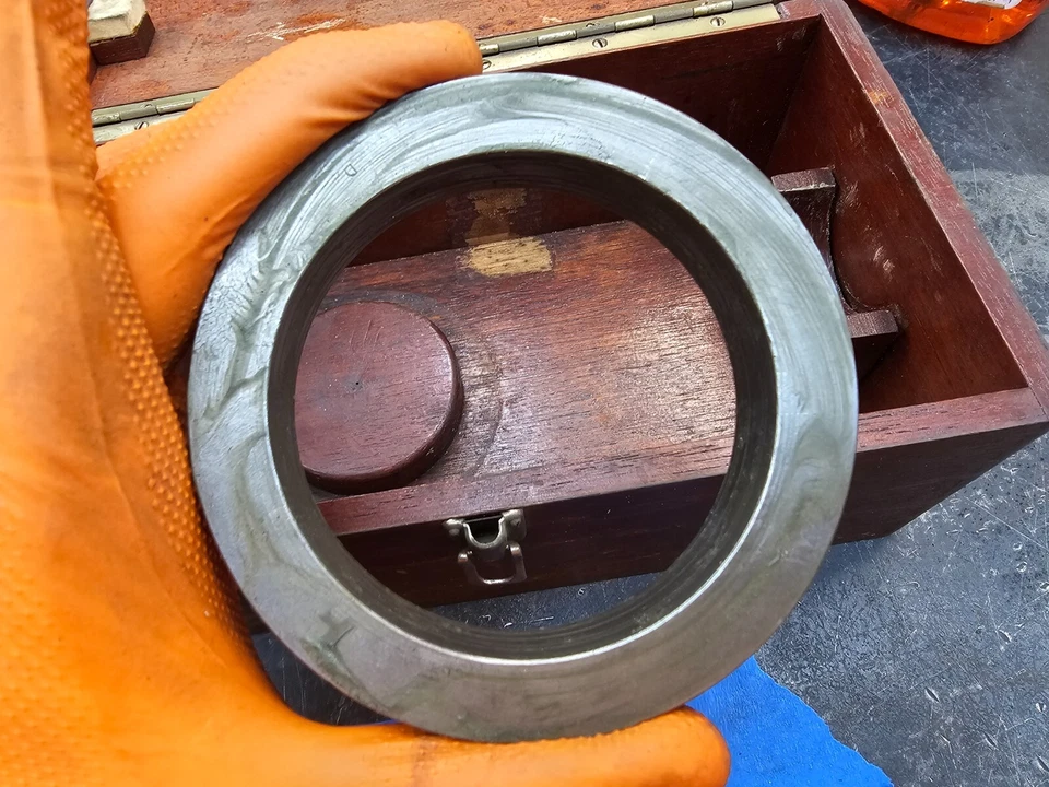 Barra de prueba cónica Pratt & Whitney B&S marrón y afilada #13 eje medidor de anillo de 4"/3" Foto 4 de 4