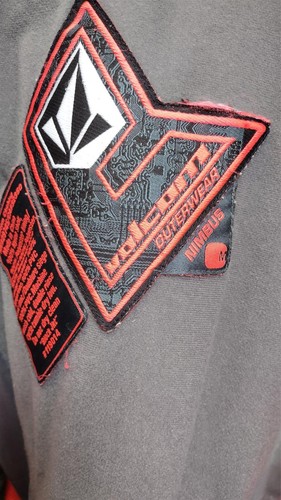 Volcom Mens Science Nimbus 90's Snowboard Winter Jacket Medium - Picture 6 of 23