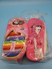 BETTY BOOP SLIPPER  FLIP FLOP SET MEDIUM 6.5-7.5