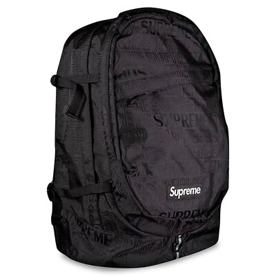 Supreme SS19 Box Backpack Black | eBay