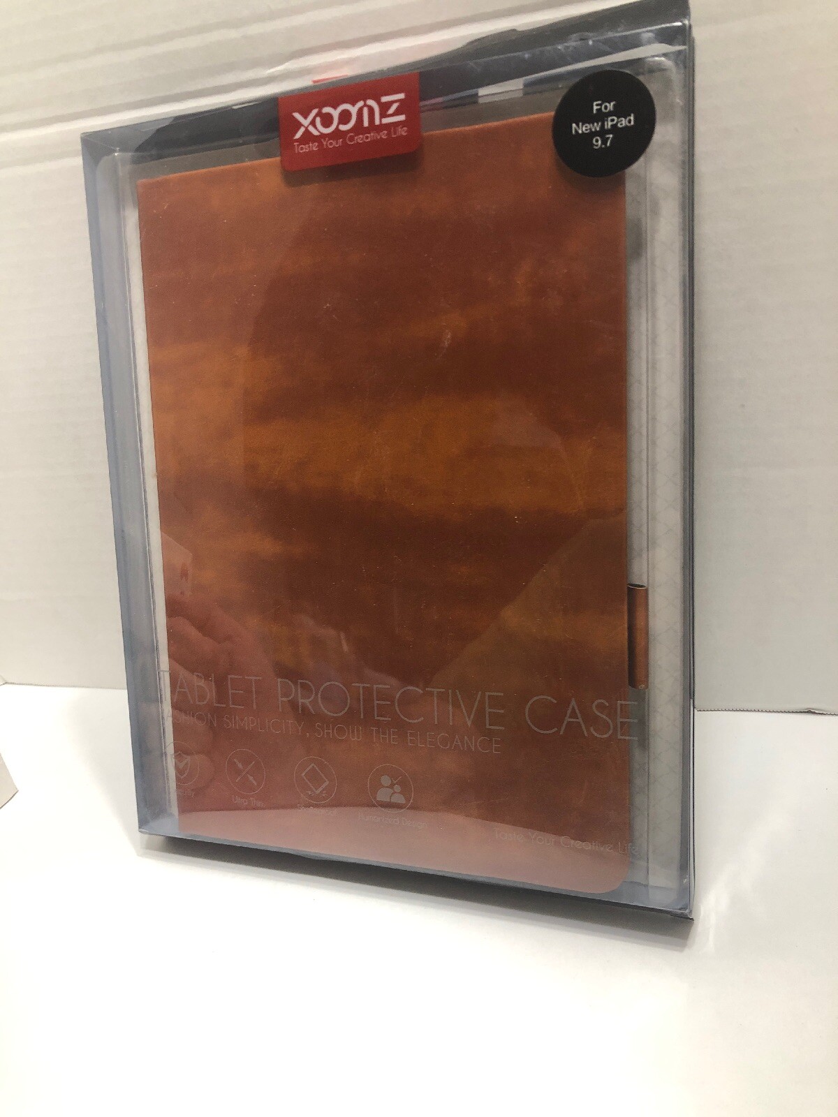 iPad 9.7 Case - Xoomz PU Leather Folio with Fast USA Shipping C32-image