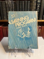 Vtg COMPLETE Baldwin Organ Learning Program Songs 51 Sheet Music