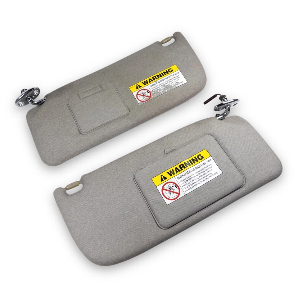 Juego de pares de parasoles grises Isuzu Oasis 1996-1999 lado conductor y pasajero Foto 3 de 4