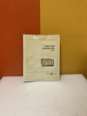 HP 03311-90000 Function Generator 3311A Operating & Service Manual