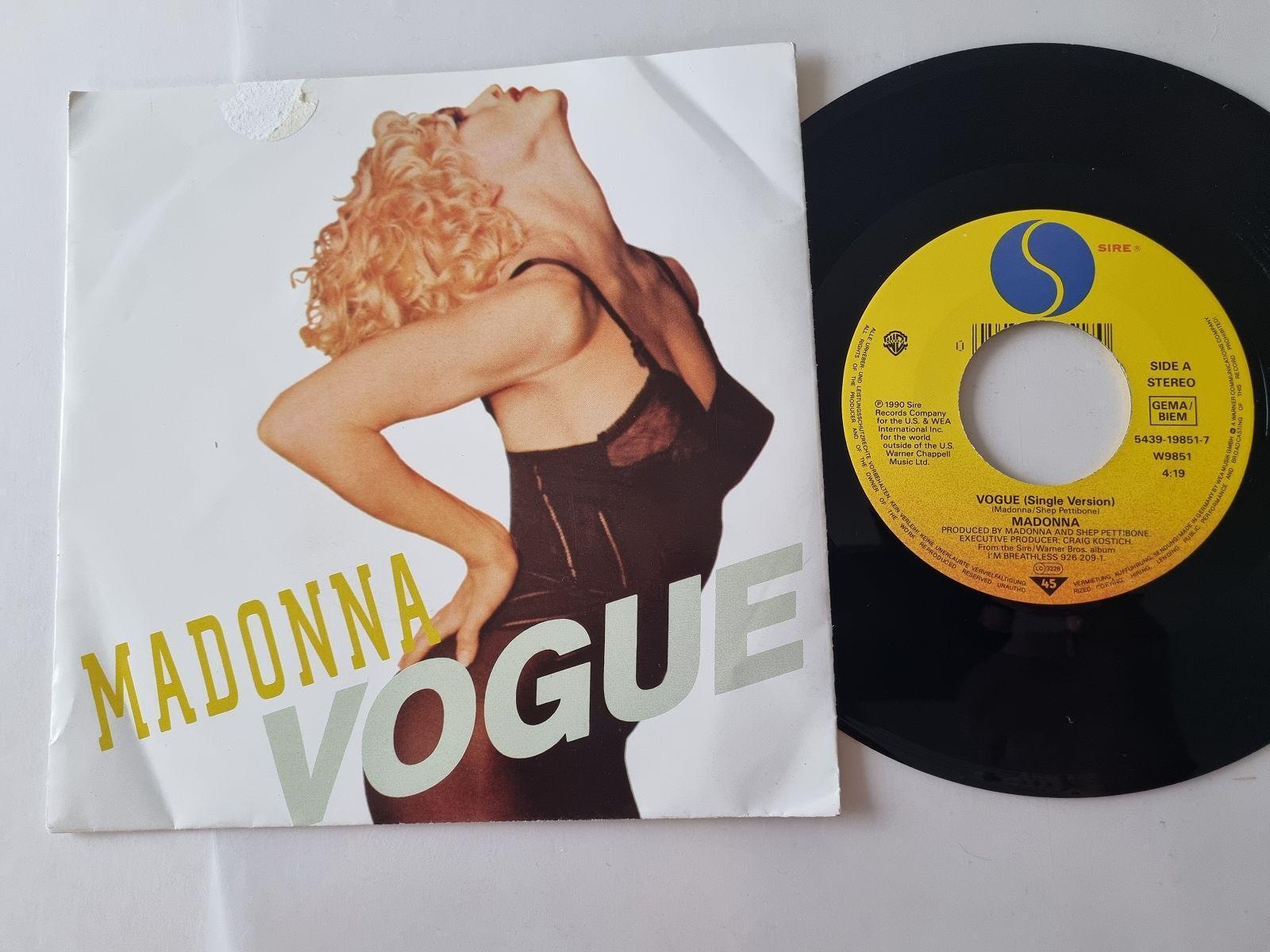 7"" Single Madonna - Vogue/ Keep it together Vinyl Germany