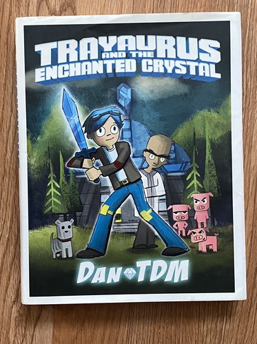 DanTDM: Trayaaurus i zaczarowany kryształ Twarda okładka + Quest + Minecraft Secret - Zdjęcie 1 z 5