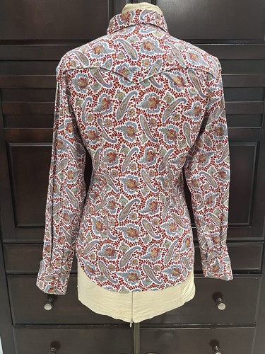 Camicia western Panhandle slim perla snap donna media 100% cotone top con colletto. - Foto 3 di 16