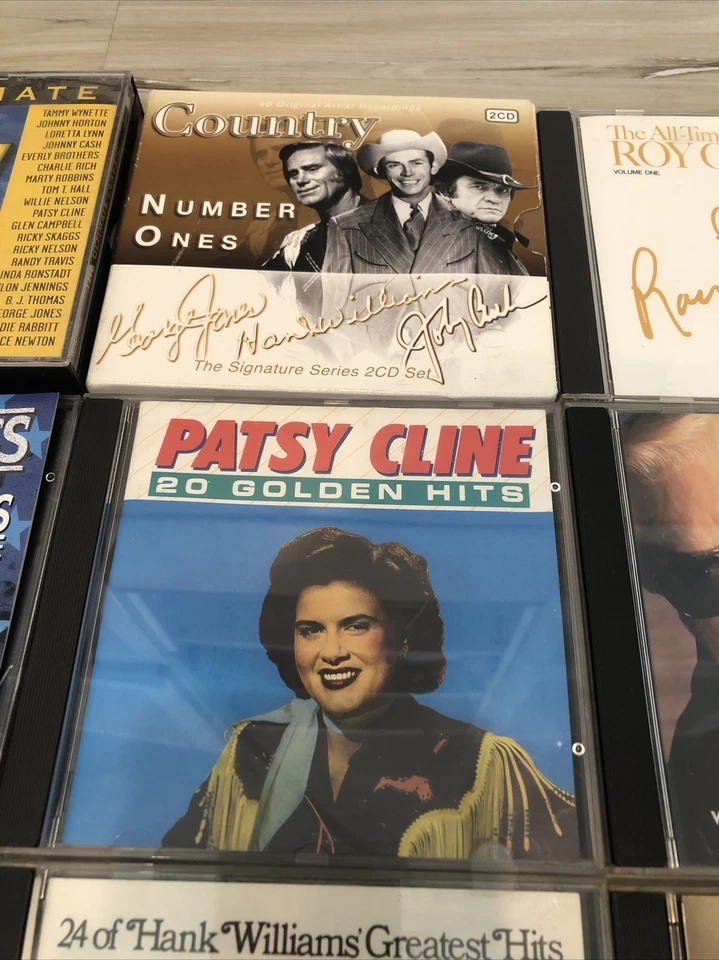 Huge 14 Classic Country CDs Some Rare! Patsy Cline George Jones Loretta Lynn - Image 3 of 4
