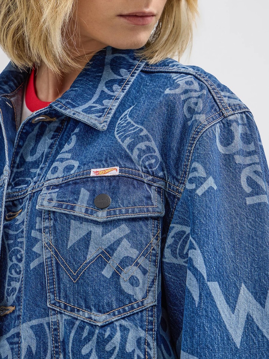 NWT Wrangler® x Hot Wheels™ Men's Regular Fit Laser Logo Denim