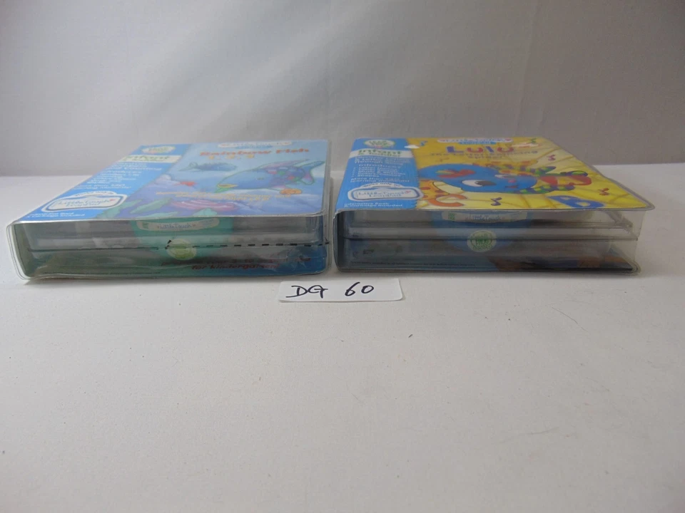 2 Little Touch Leap Pad Frog Book Cartridges Rainbow Fish & LuLu Spider - Image 3 of 4