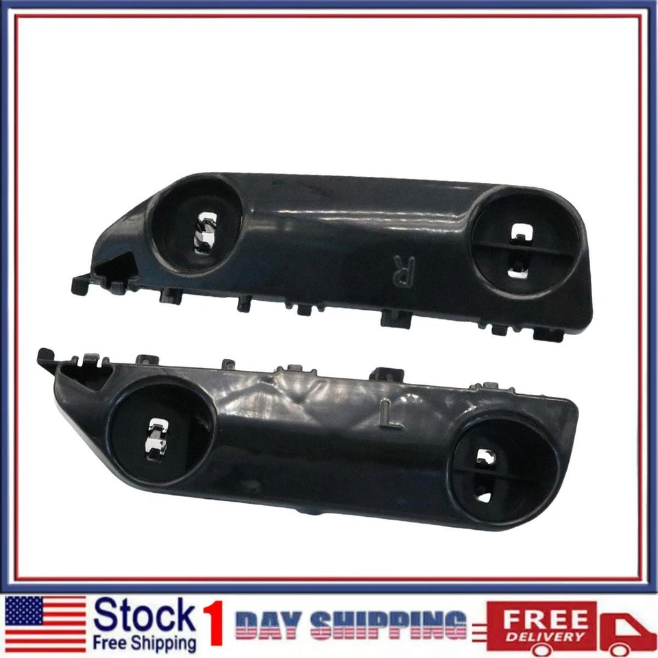 Parachoques delantero superior soportes laterales para Nissan March Micra K13 2011-2015 1 par Foto 3 de 4