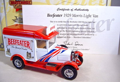 Models of Yesteryear 1929 Morris Light Van ''Beefeater'' neu in Box