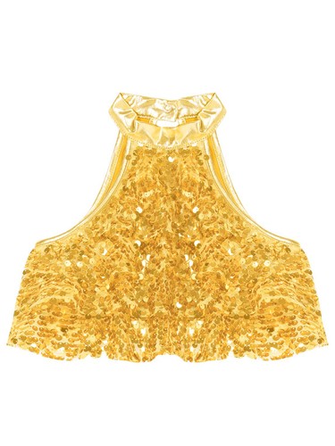 Kids Girls Tops Gymnastic Crop Top For Training Tee Performance Shirt Hip Hop - Bild 9 von 95