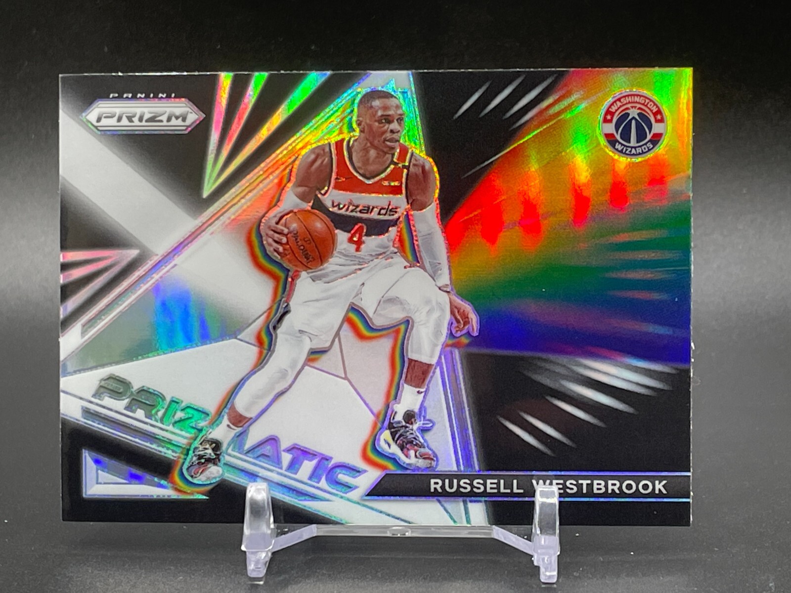 2021-22 Panini Prizm - Prizmatic Silver Prizm #23 Russell Westbrook