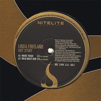 Linda Freeland Hot Stuff Vinyl Single 12inch Nitelite Records