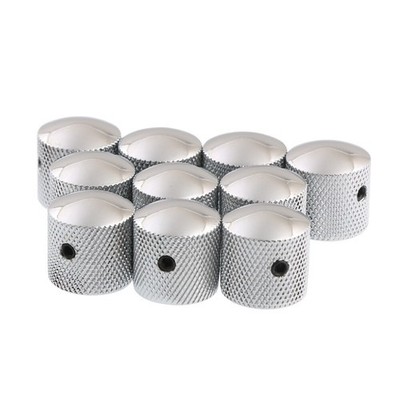10x Meta Knob Volume Tone Control Knobs F Electric Guitar Bass Screw Type   *hh
