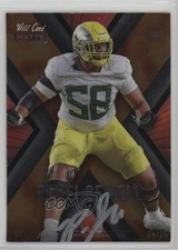 2021 Wild Card MATTE X-Plode Chase Red - Orange X 24/25 Penei Sewell Auto 11ur