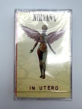 Factory Sealed NIRVANA In Utero Cassette Tape...