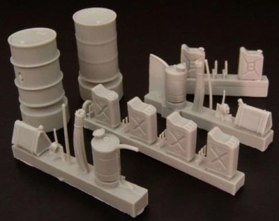Oil And Fuel Set Resin set with PE Parts by Brengun | No. BRL48055 | 1:48