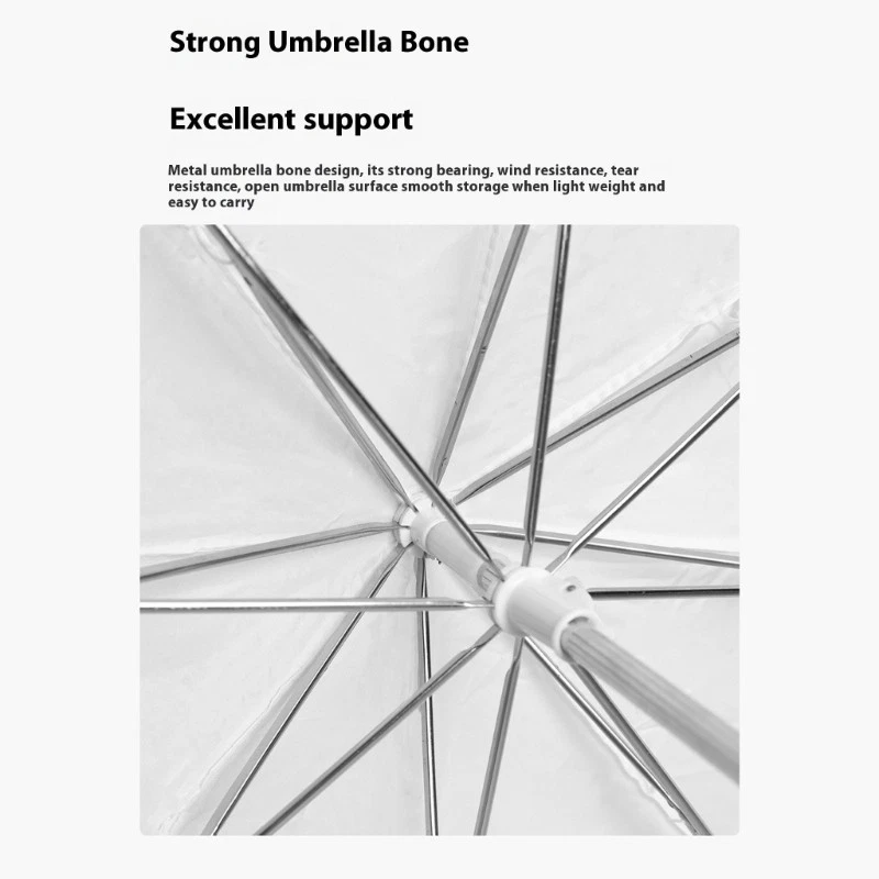 37inch Lightweight Photography Reflective Umbrella Photo Studio Flash Light - Image 4 of 4