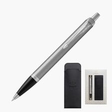 Ballpoint pen IM Brushed Metal CT Medium nib Oil-based Pen case included BOX set