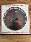 Vintage Coca Cola Suncatcher Glass Ornament - 100 Years In Chattanooga TN