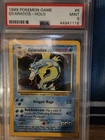 Pokémon Gyarados Holo Base Set 1999 PSA 9 Holo Rare 6/102 Wizards of the Coast